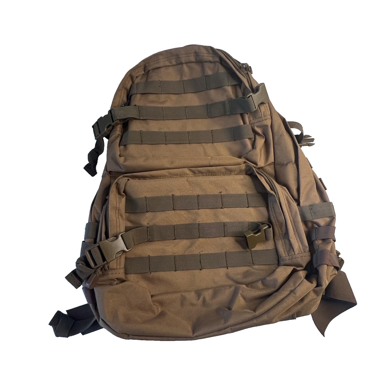 La Police Gear Tactical Backpack Utility Brown Workwear Outdoor Travel